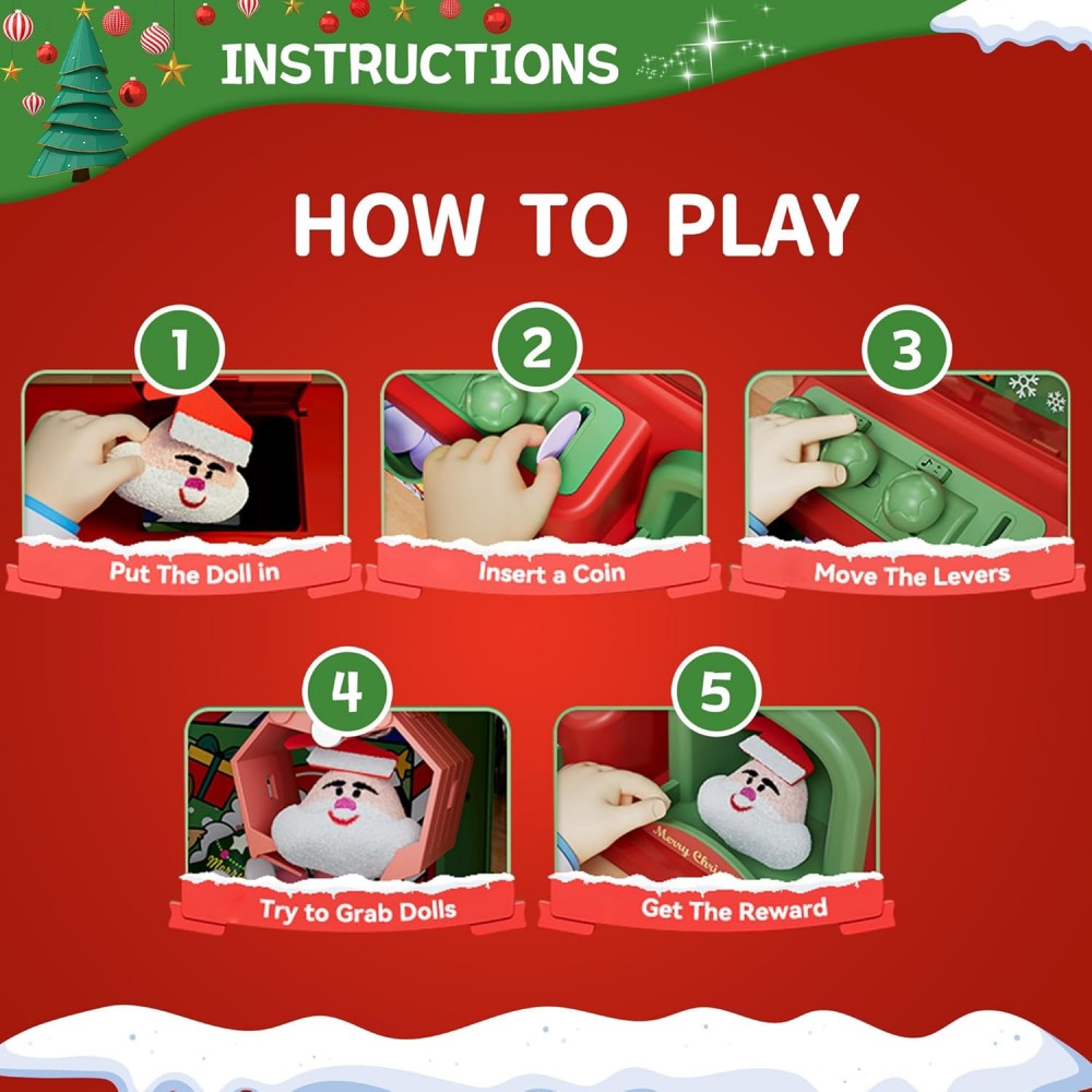 Christmas Claw Machine For Kid - Arcade Game Vending Machine avis et prix