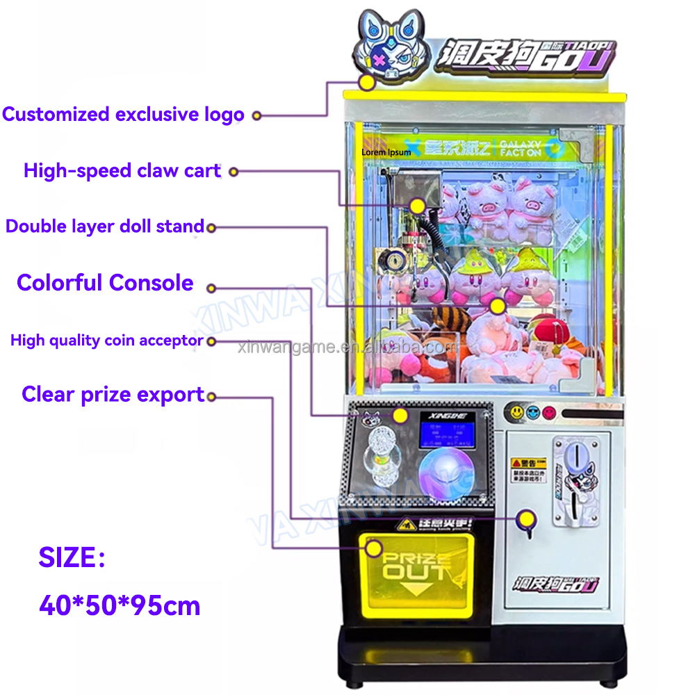 New Mini Claw Machine Crane Ke - Arcade Vending Machines For Sale avis et prix
