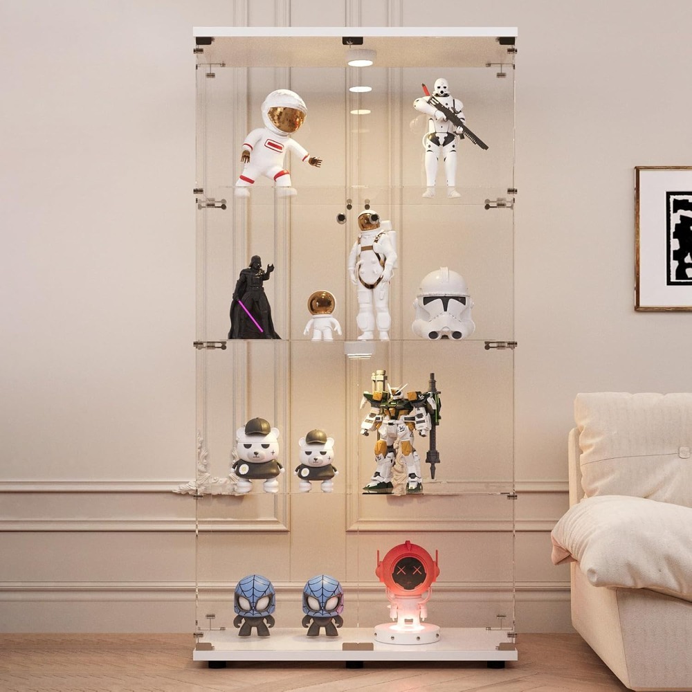 Glass Display Cabinet with LED - Glass Cabinet Display avis et prix