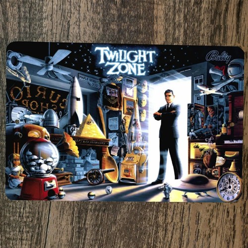 Twilight Zone  Metal Wall Sign - Arcade Games & Vending Llc avis et prix