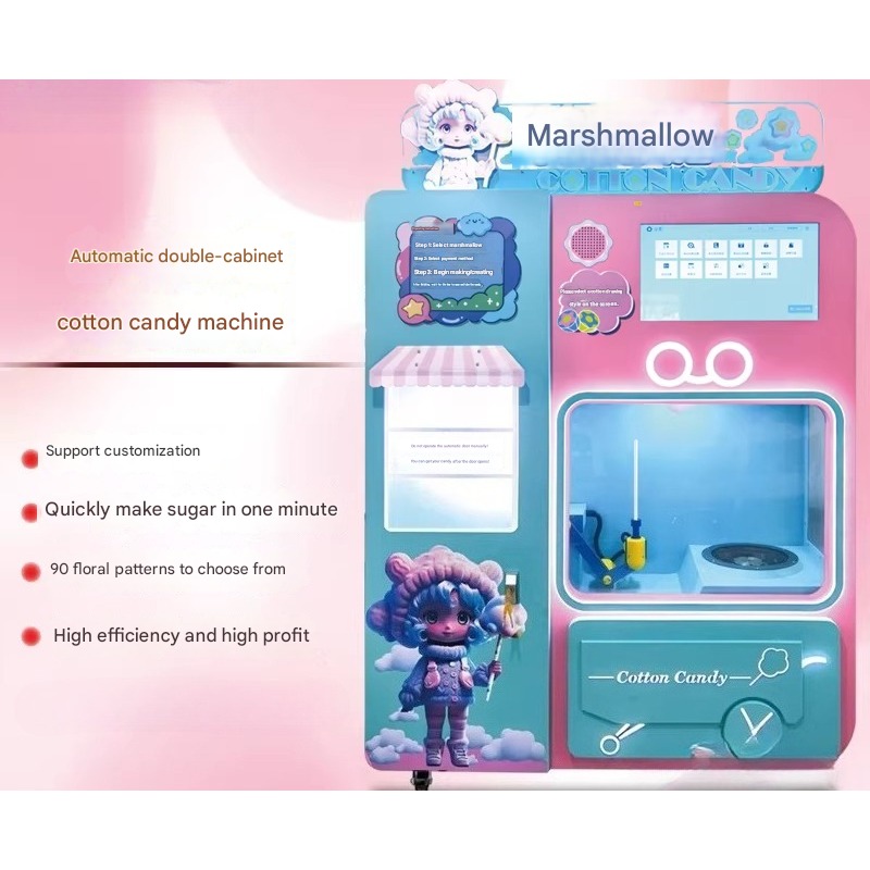 FOB Automatic Cotton Candy Ven - Vending Machine Qr Code avis et prix