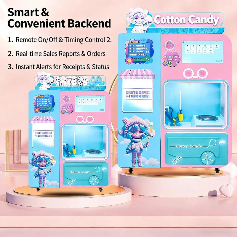 FOB Automatic Cotton Candy Ven - Vending Machine Qr Code avis et prix