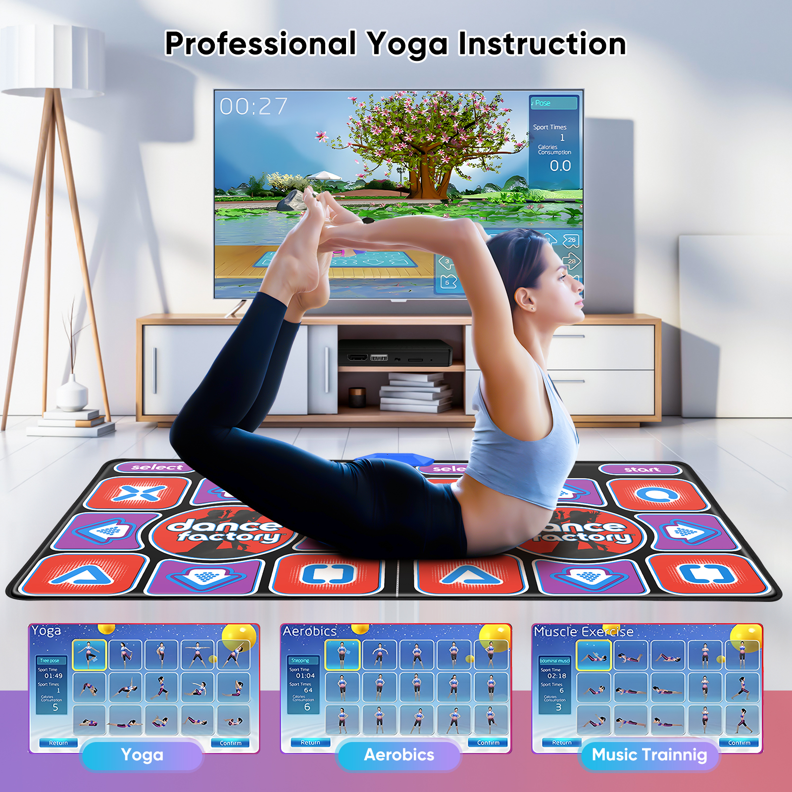 Double Users Dance Mat for Adu - Dance Pad Machine avis et prix