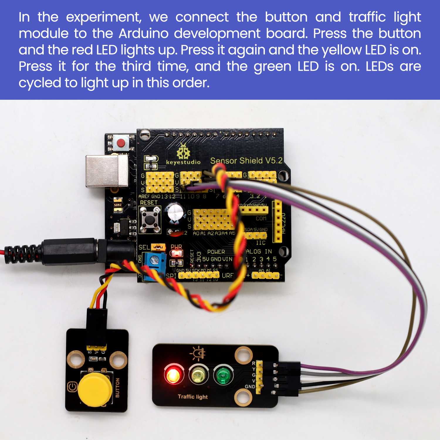 Keyestudio Traffic Light Modul - Arduino Vending Machine Project avis et prix