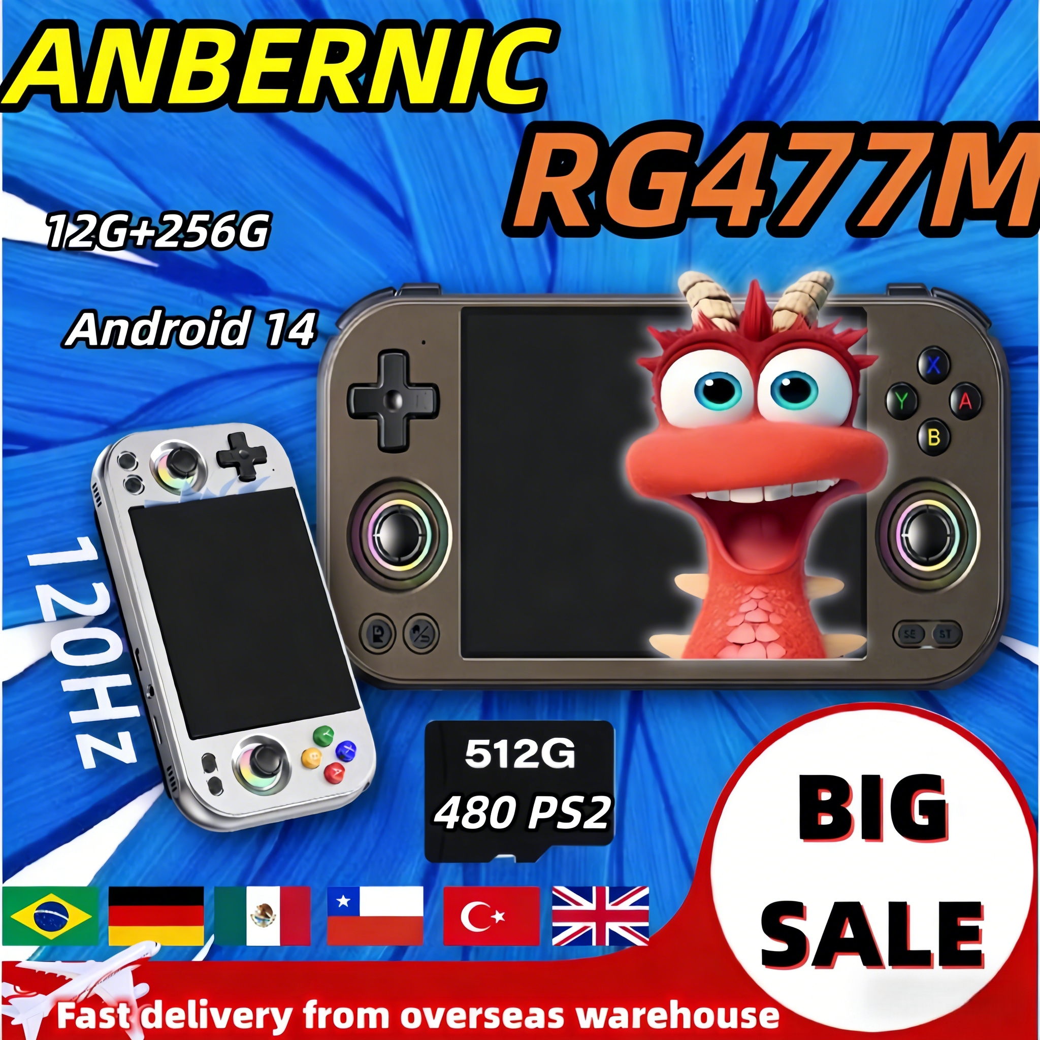ANBERNIC RG 477M Retro Video G - Arcade Game Jackpot avis et prix