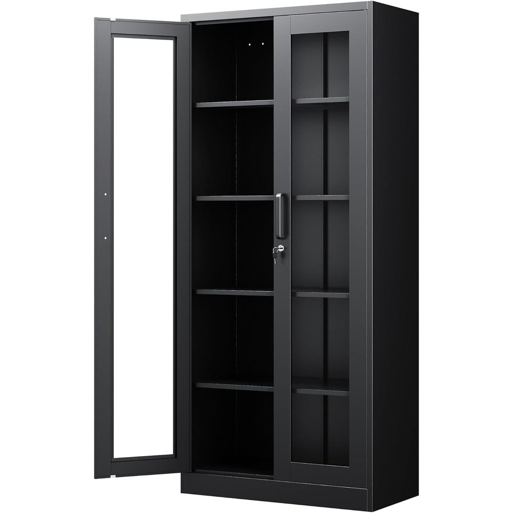 71 Metal Glass Display Cabinet - Glass Cabinet Display avis et prix