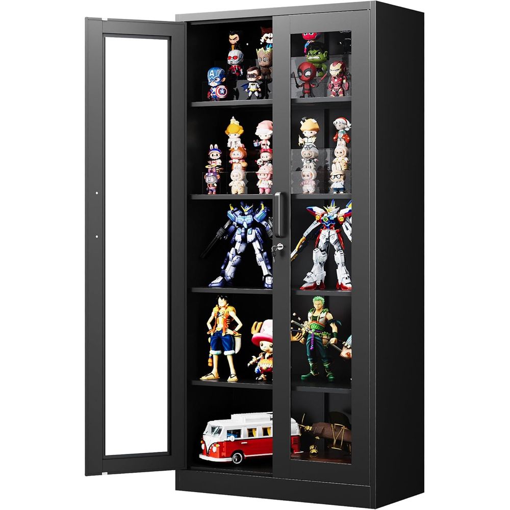 71 Metal Glass Display Cabinet - Glass Cabinet Display avis et prix
