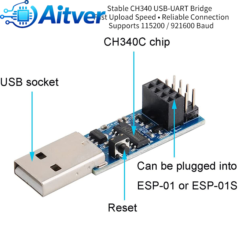 ESP01 Programmer Adapter USB t - Arduino Vending Machine Project avis et prix