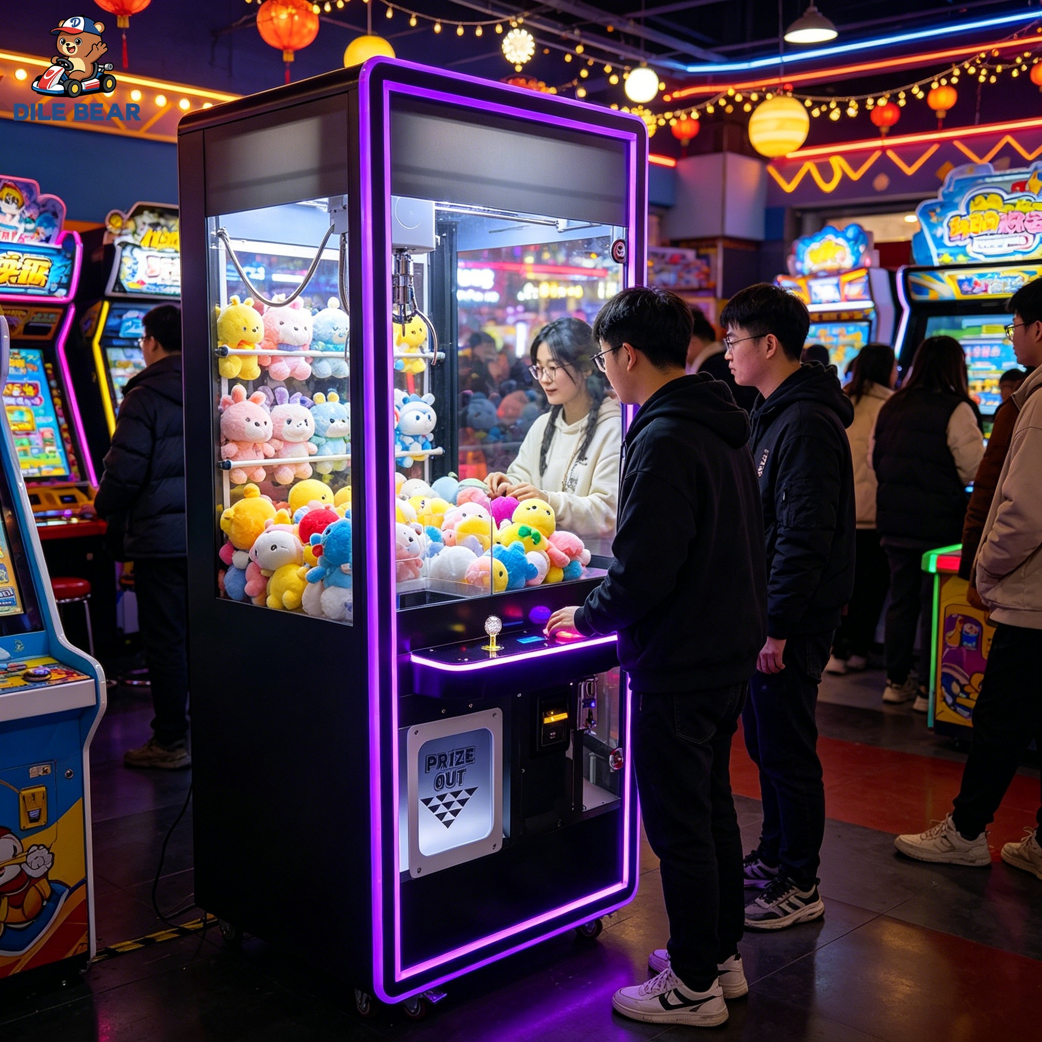 Black Claw Machine Modern Arca - Arcade Game Vending Machine avis et prix