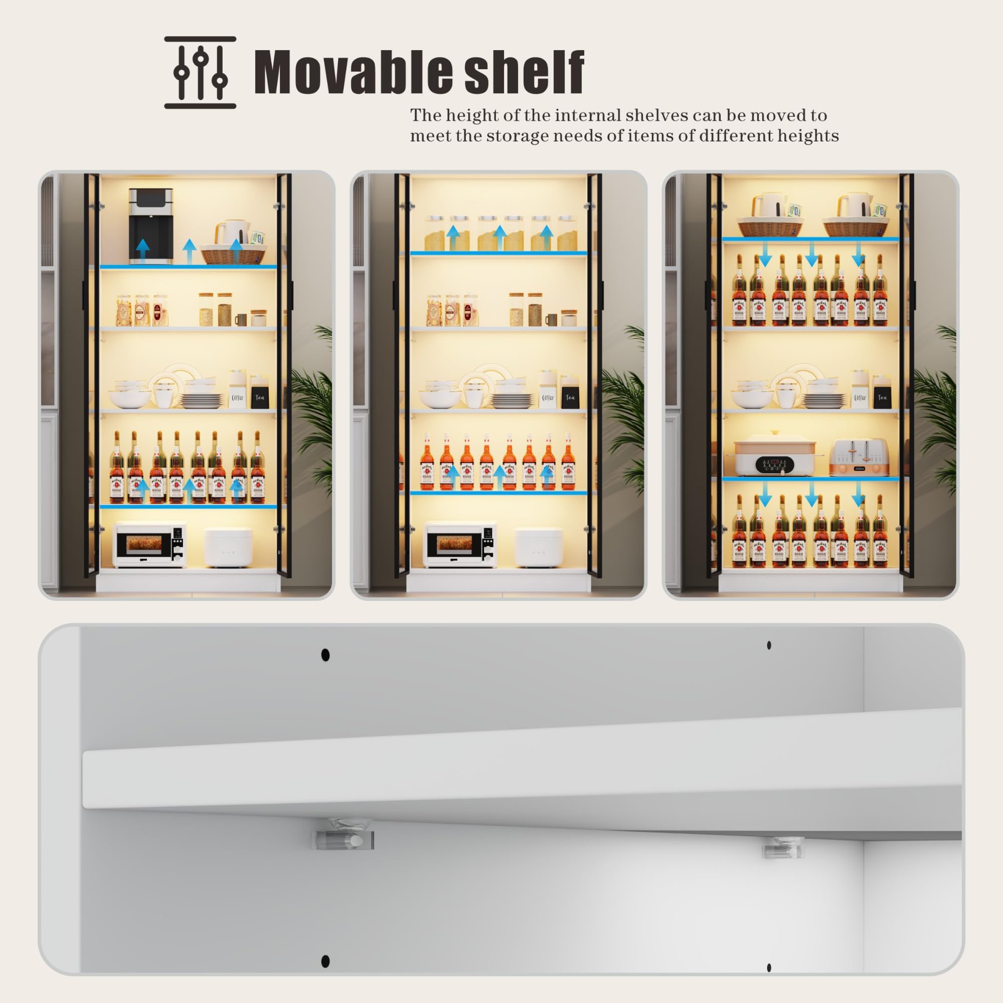 65 Inch Tall Display Cabinet W - Glass Cabinet Display avis et prix