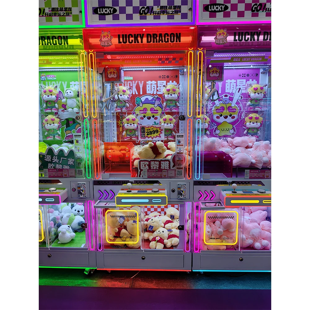 #New Colorful Claw Machine Luc - Arcade Toy Claw Vending Machine avis et prix