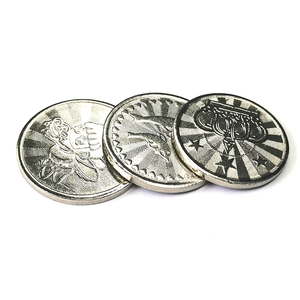 100PCS  Coins Tokens Stainless - Arcade Game Vending Machine avis et prix