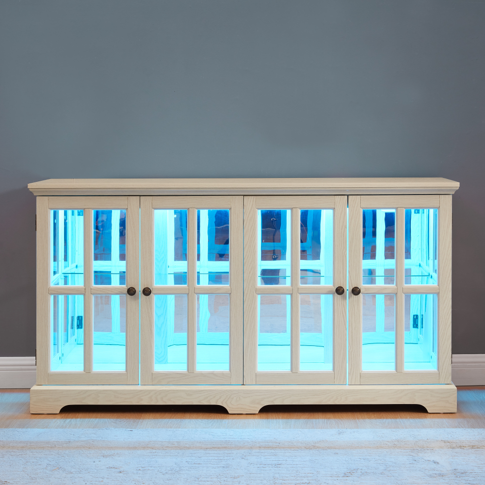 LED Curio Display Cabinet Vint - Glass Cabinet Display avis et prix