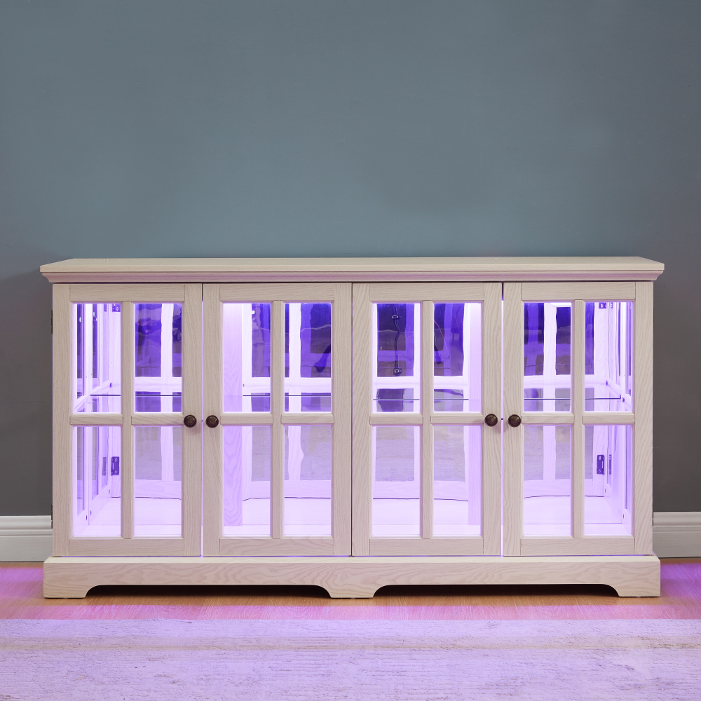 LED Curio Display Cabinet Vint - Glass Cabinet Display avis et prix