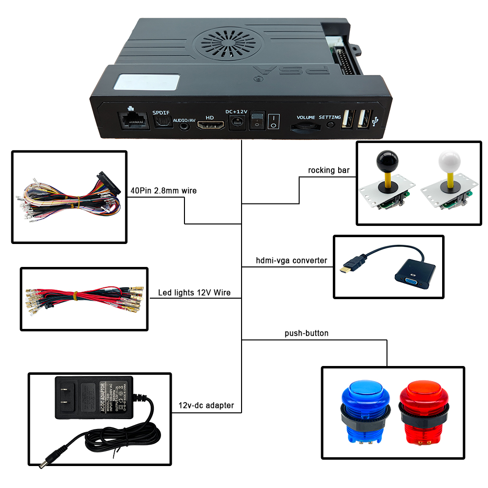 3D WiFi 10888 in 1 Pandora Sag - Arcade Vibes avis et prix