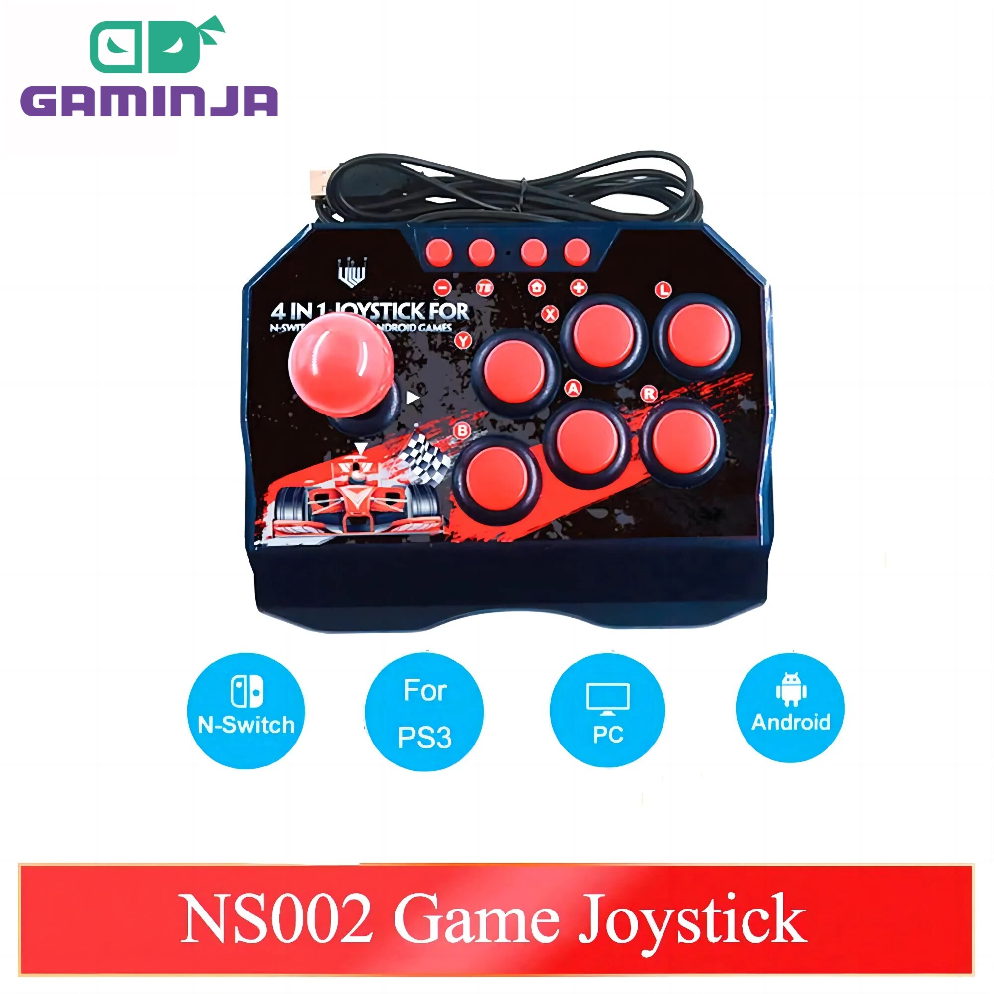 GAMINJA NS002 4 In 1 Retro Arc - Arcade Vibes avis et prix