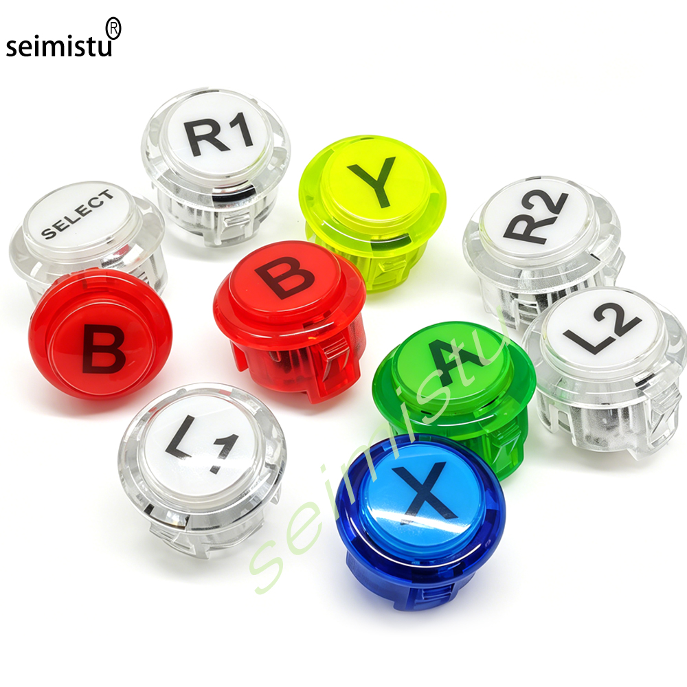 1 pcs Arcade 30mm Clear Push B - Arcade Vibes avis et prix