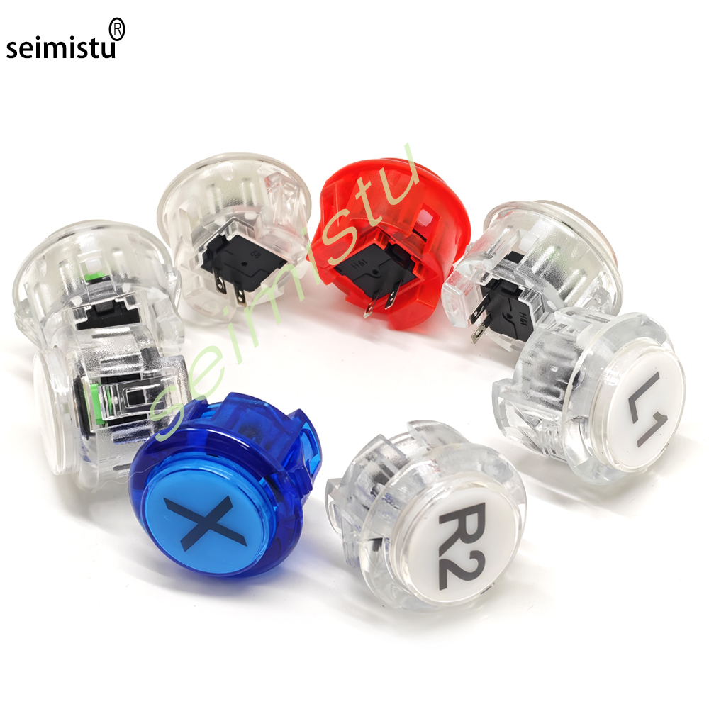 1 pcs Arcade 30mm Clear Push B - Arcade Vibes avis et prix
