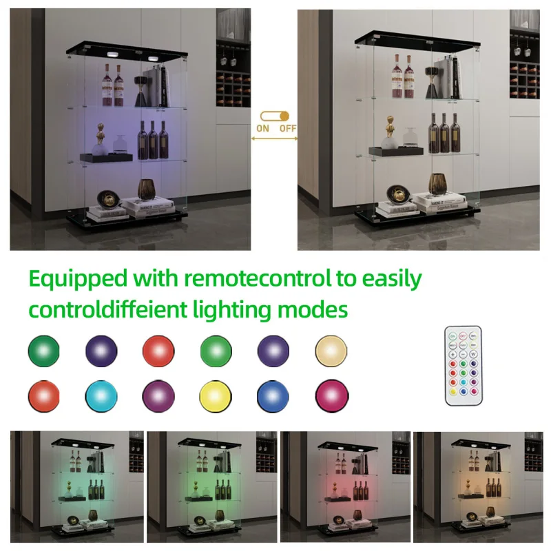 Tempered Glass Display Cabinet - Glass Cabinet Display avis et prix