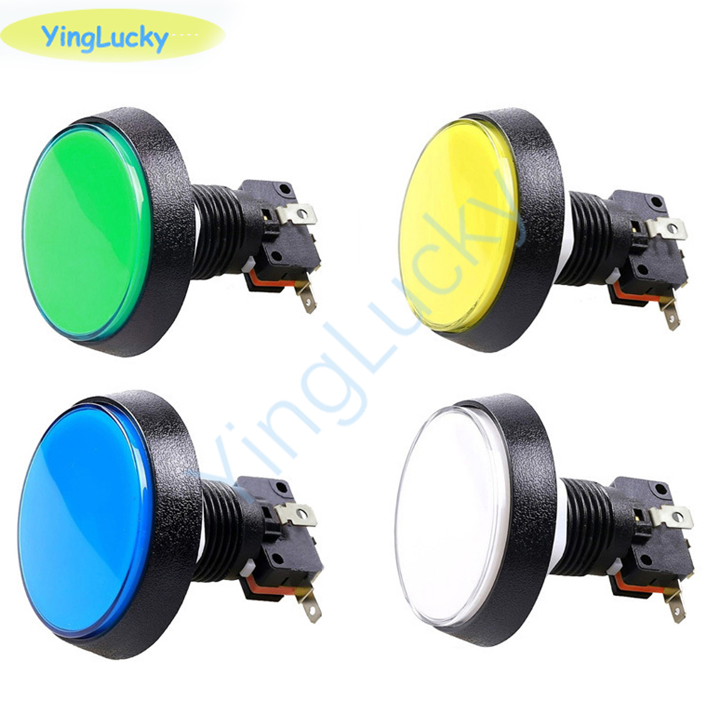 10pcs Arcade Button 60MM  LED  - Coin Acceptor Selector avis et prix