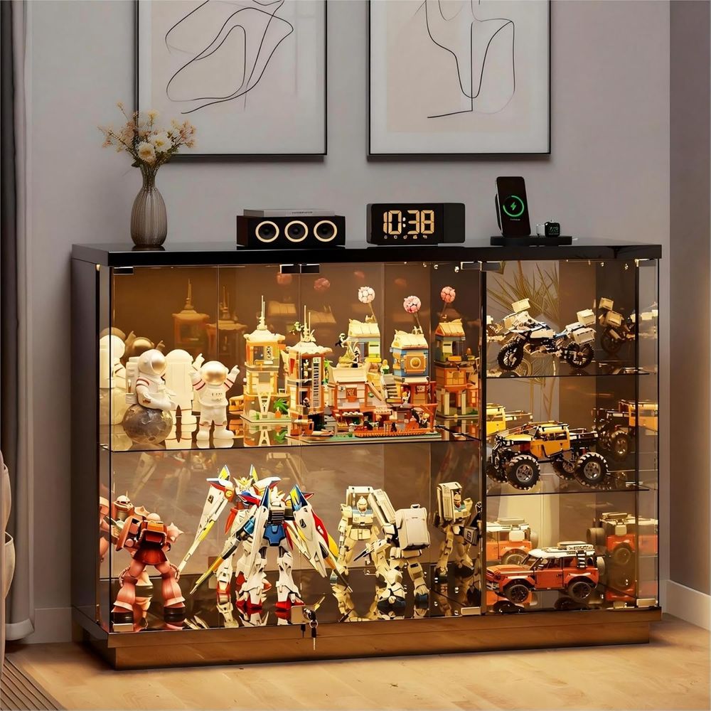 47.2 Wide Glass Display Cabine - Glass Cabinet Display avis et prix
