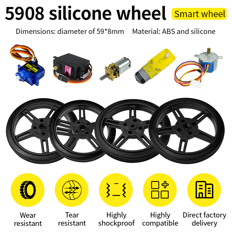 5908 Silicone Tire Wheel 360-d - Arduino Vending Machine Project avis et prix