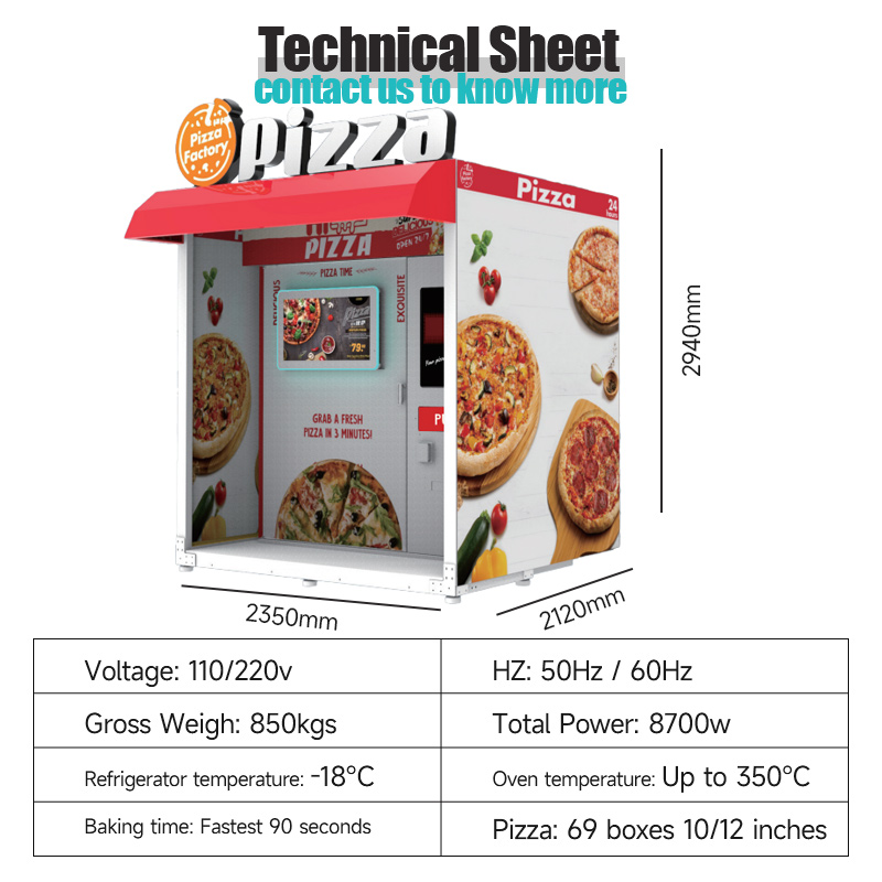 Wholesale Automated Hot Pizza  - Vending Machine Qr Code avis et prix