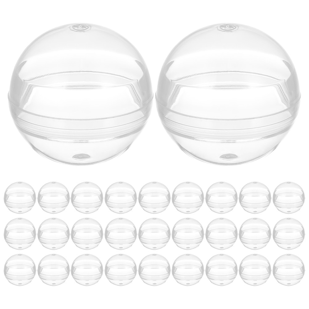 50pcs Empty Clear Balls Capsul - Prize Capsule Toy Machine avis et prix