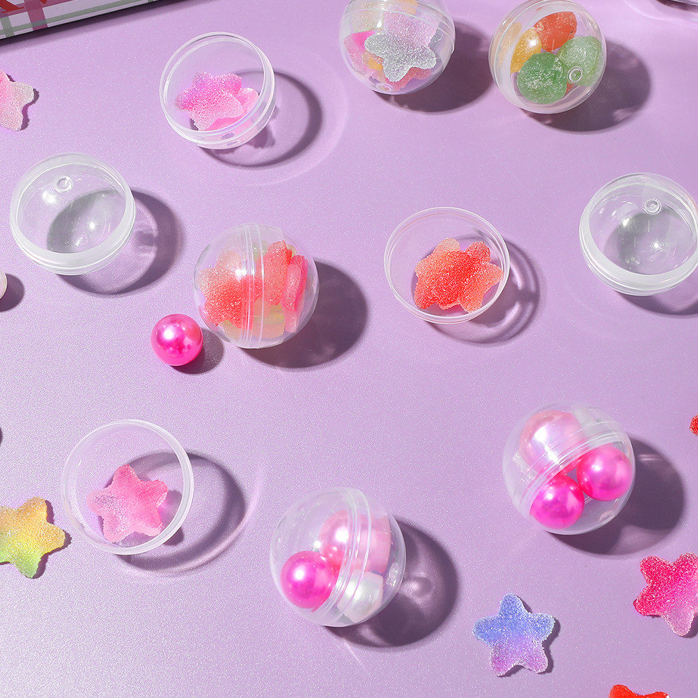 50pcs Empty Clear Balls Capsul - Prize Capsule Toy Machine avis et prix